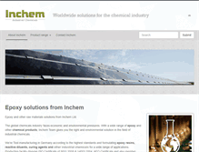 Tablet Screenshot of inchemltd.com